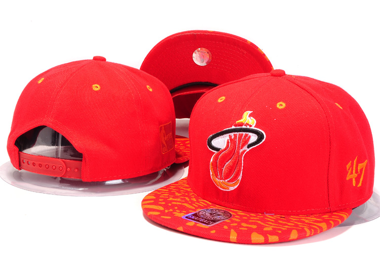 NBA Miami Heat 47B Snapback Hat #11